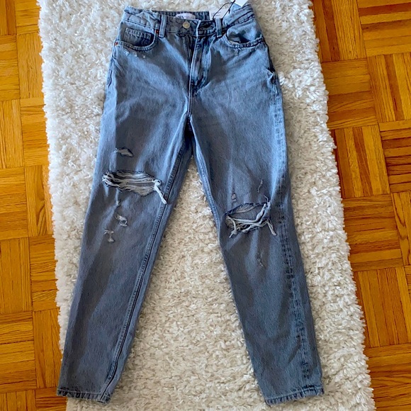 Zara Denim - Selling a new Zara classic mom fit high rise jeans